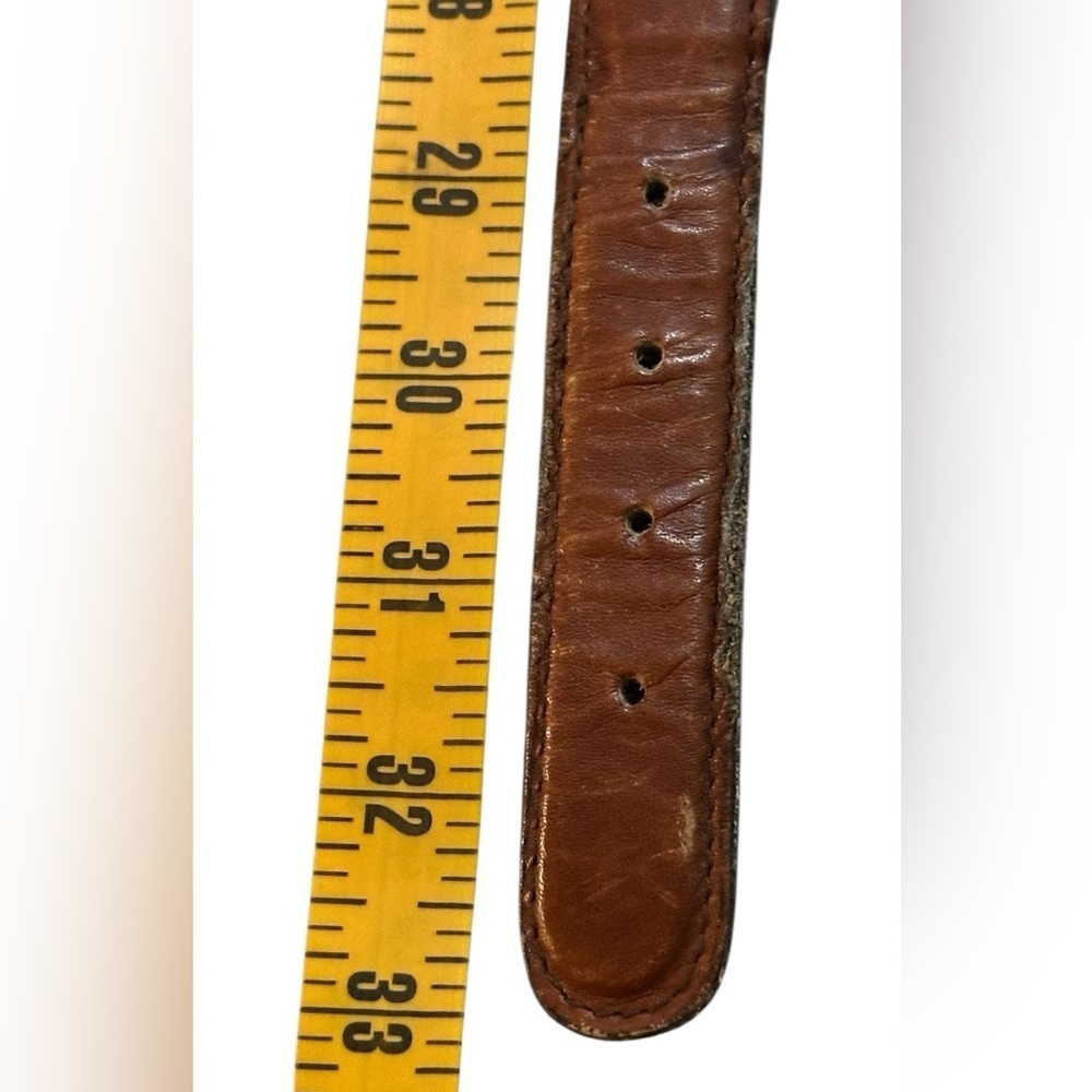 A men’s / women’s leather braided belt, Made in Uraguay. M. - Picture 2 of 12